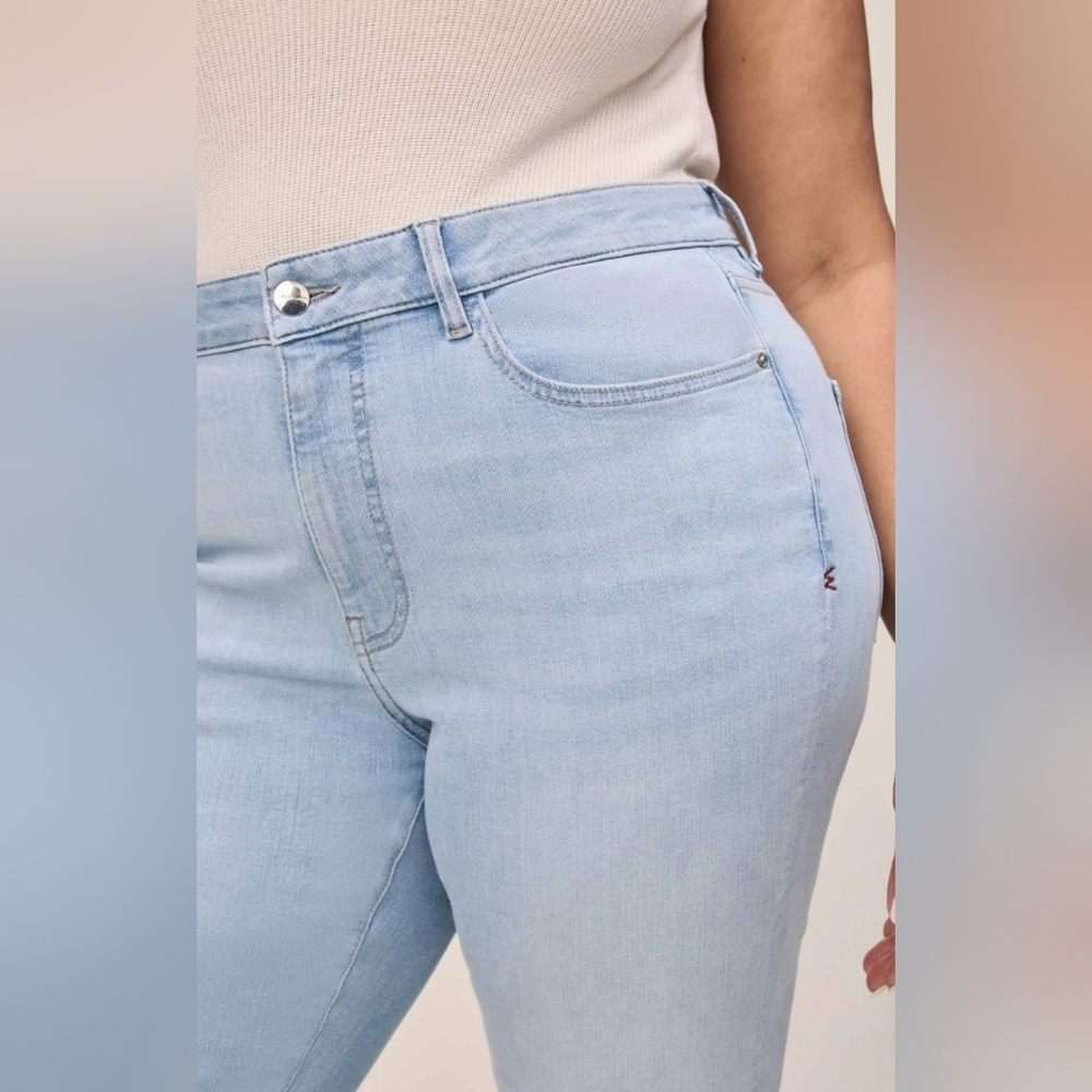 Warp + Weft Sky Blue High Rise Jeans - Picture 4 of 6